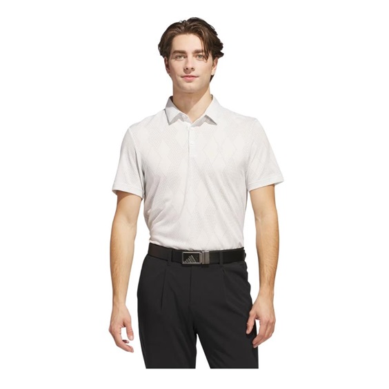Adidas Ultimate365 Micro Texture Herren Poloshirt, weiss