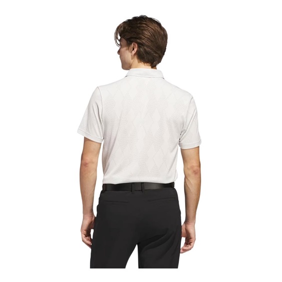 Adidas Ultimate365 Micro Texture Herren Poloshirt, weiss