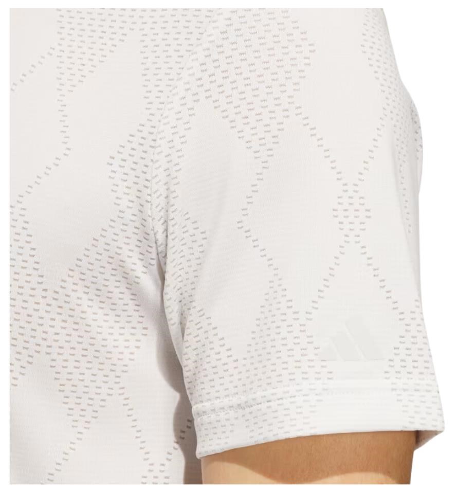 Adidas Ultimate365 Micro Texture Herren Poloshirt, weiss