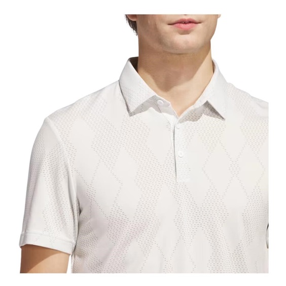 Adidas Ultimate365 Micro Texture Herren Poloshirt, weiss