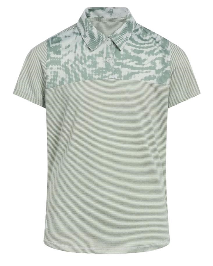 Adidas Ottoman Printed Junior Poloshirt, wonder silver/silver green