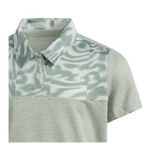 Adidas Ottoman Printed Junior Poloshirt, wonder silver/silver green