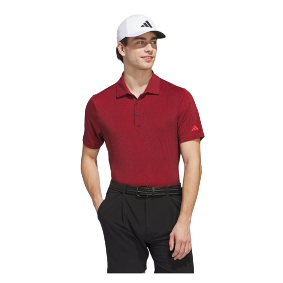 Adidas Ultimate365 Mini Bunker Herren Poloshirt, aurora ruby
