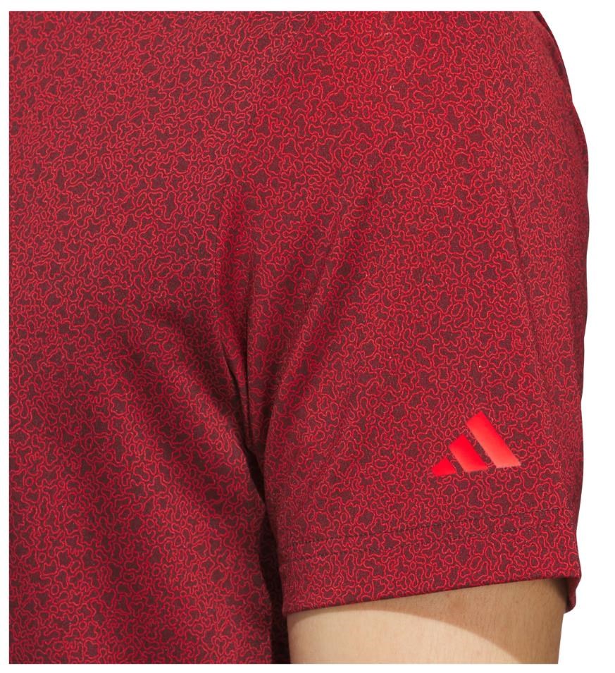 Adidas Ultimate365 Mini Bunker Herren Poloshirt, aurora ruby