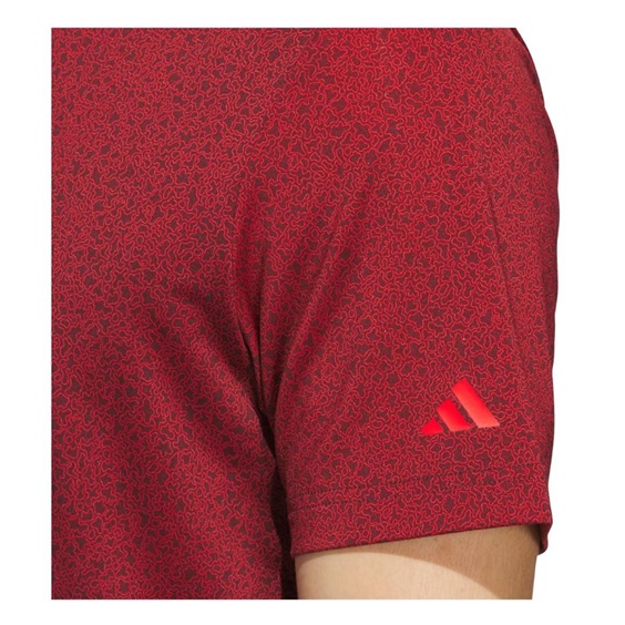 Adidas Ultimate365 Mini Bunker Herren Poloshirt, aurora ruby