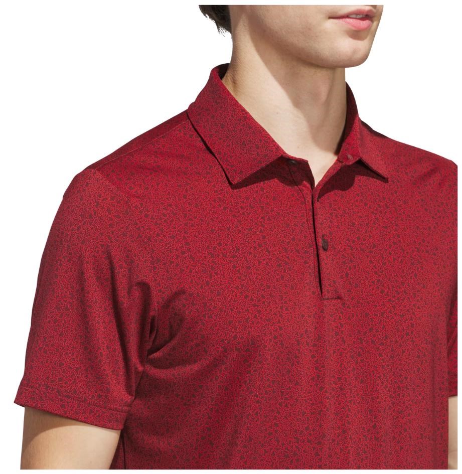 Adidas Ultimate365 Mini Bunker Herren Poloshirt, aurora ruby
