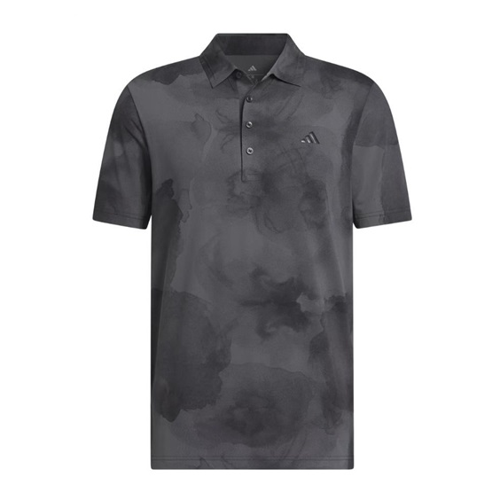 Adidas Ultimate365 Tour Printed Cool Feeling Herren Poloshirt, black/grey six
