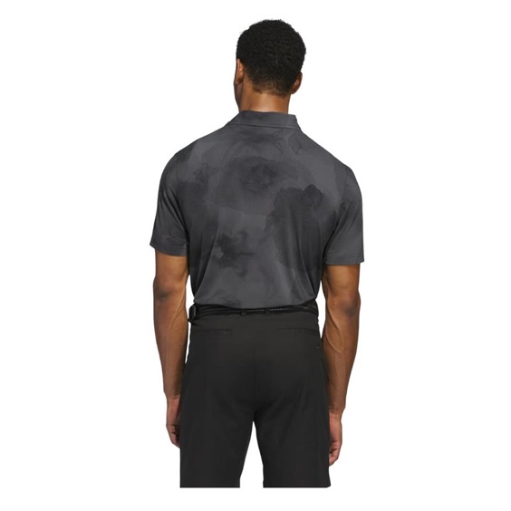 Adidas Ultimate365 Tour Printed Cool Feeling Herren Poloshirt, black/grey six