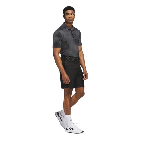 Adidas Ultimate365 Tour Printed Cool Feeling Herren Poloshirt, black/grey six