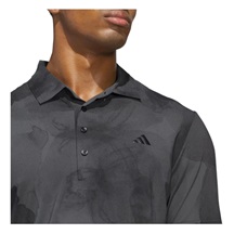 Adidas Ultimate365 Tour Printed Cool Feeling Herren Poloshirt, black/grey six