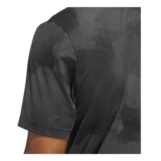 Adidas Ultimate365 Tour Printed Cool Feeling Herren Poloshirt, black/grey six