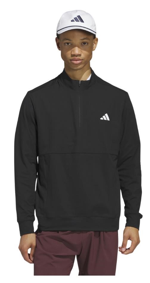 Adidas Tour 1/4-zip Herren Sweatshirt, schwarz
