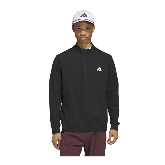 Adidas Tour 1/4-zip Herren Sweatshirt, schwarz
