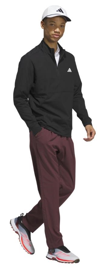 Adidas Tour 1/4-zip Herren Sweatshirt, schwarz
