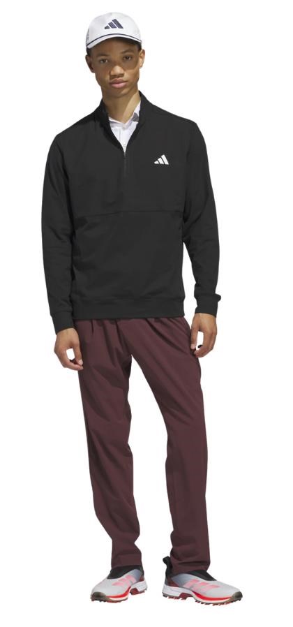 Adidas Tour 1/4-zip Herren Sweatshirt, schwarz