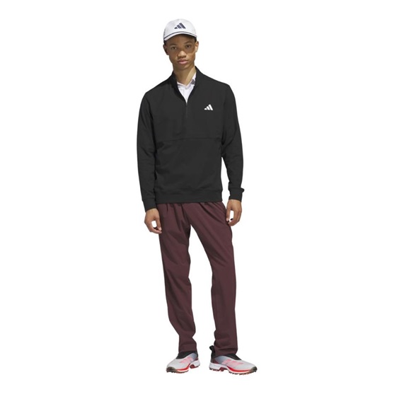 Adidas Tour 1/4-zip Herren Sweatshirt, schwarz