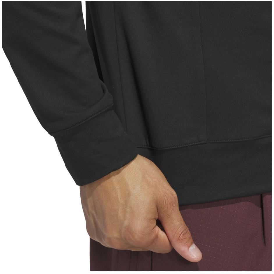 Adidas Tour 1/4-zip Herren Sweatshirt, schwarz