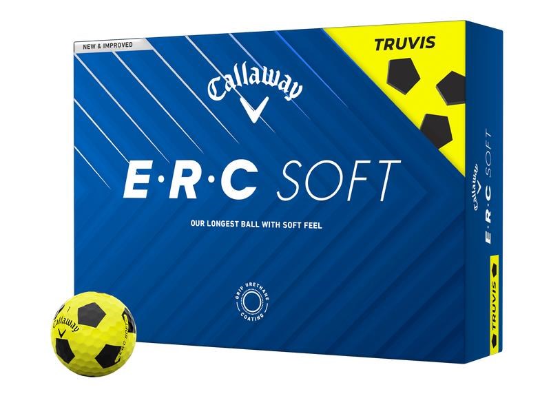 Callaway ERC Soft Truvis Yellow Golfbälle, gelb