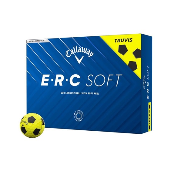 Callaway ERC Soft Truvis Yellow Golfbälle, gelb
