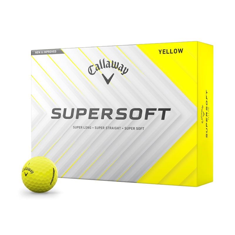 Callaway Supersoft Golfbälle,gelb