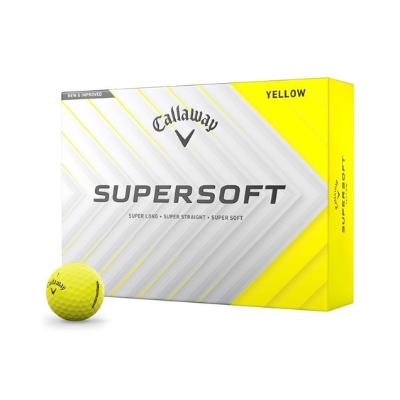Callaway Supersoft Golfbälle,gelb