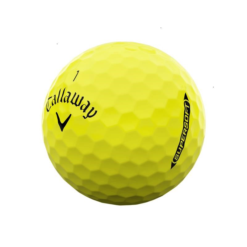 Callaway Supersoft Golfbälle,gelb
