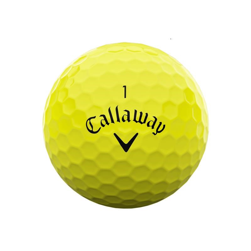 Callaway Supersoft Golfbälle,gelb