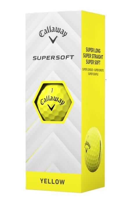 Callaway Supersoft Golfbälle,gelb