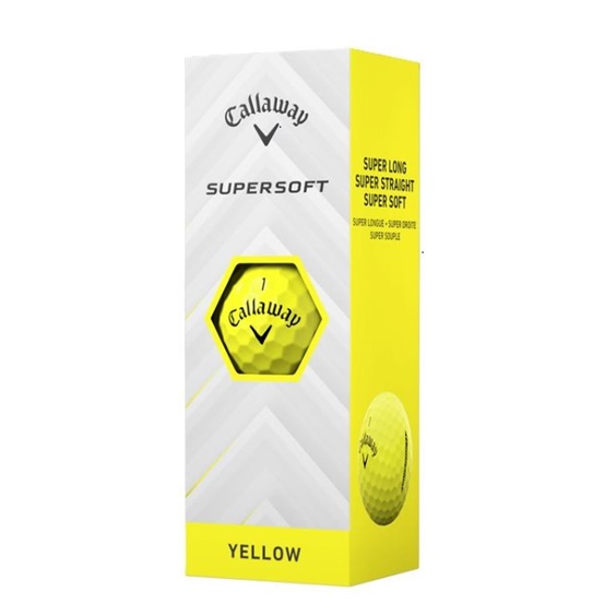 Callaway Supersoft Golfbälle,gelb