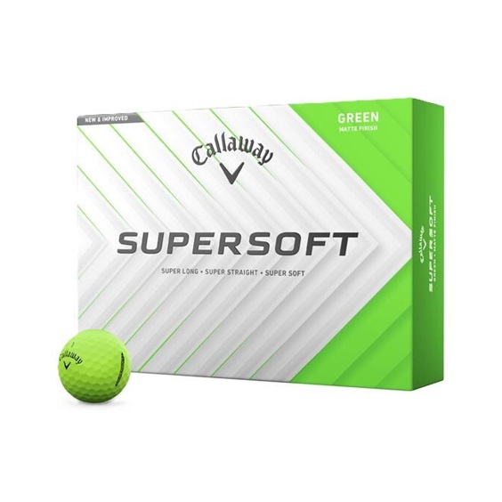 Callaway Supersoft Golfbälle, grün