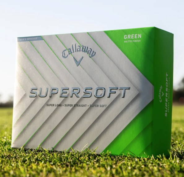 Callaway Supersoft Golfbälle, grün