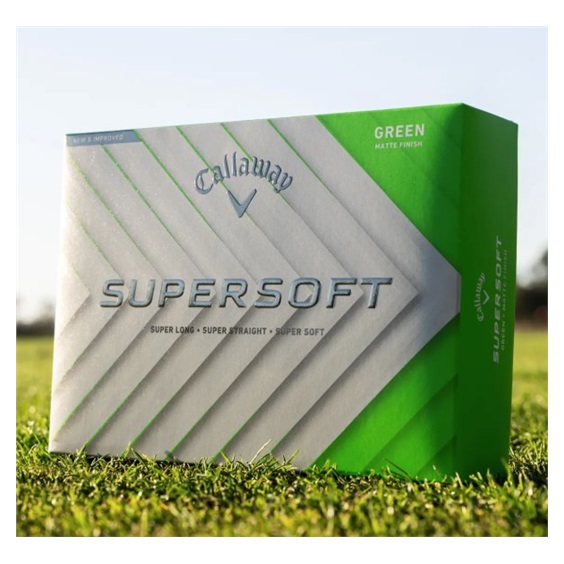 Callaway Supersoft Golfbälle, grün