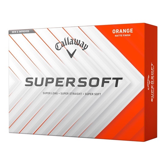 Callaway Supersoft Golfbälle, orange