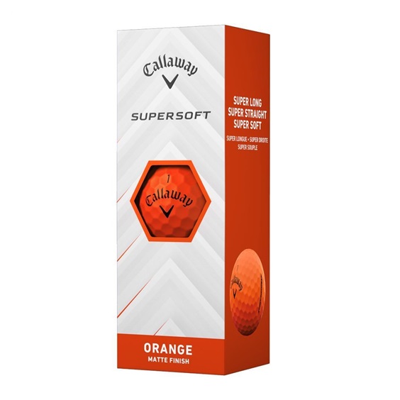 Callaway Supersoft Golfbälle, orange