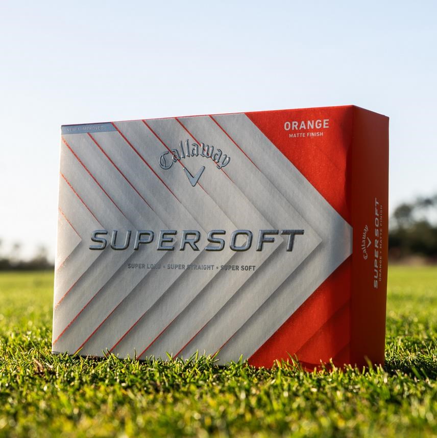 Callaway Supersoft Golfbälle, orange