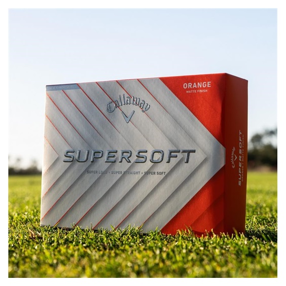 Callaway Supersoft Golfbälle, orange