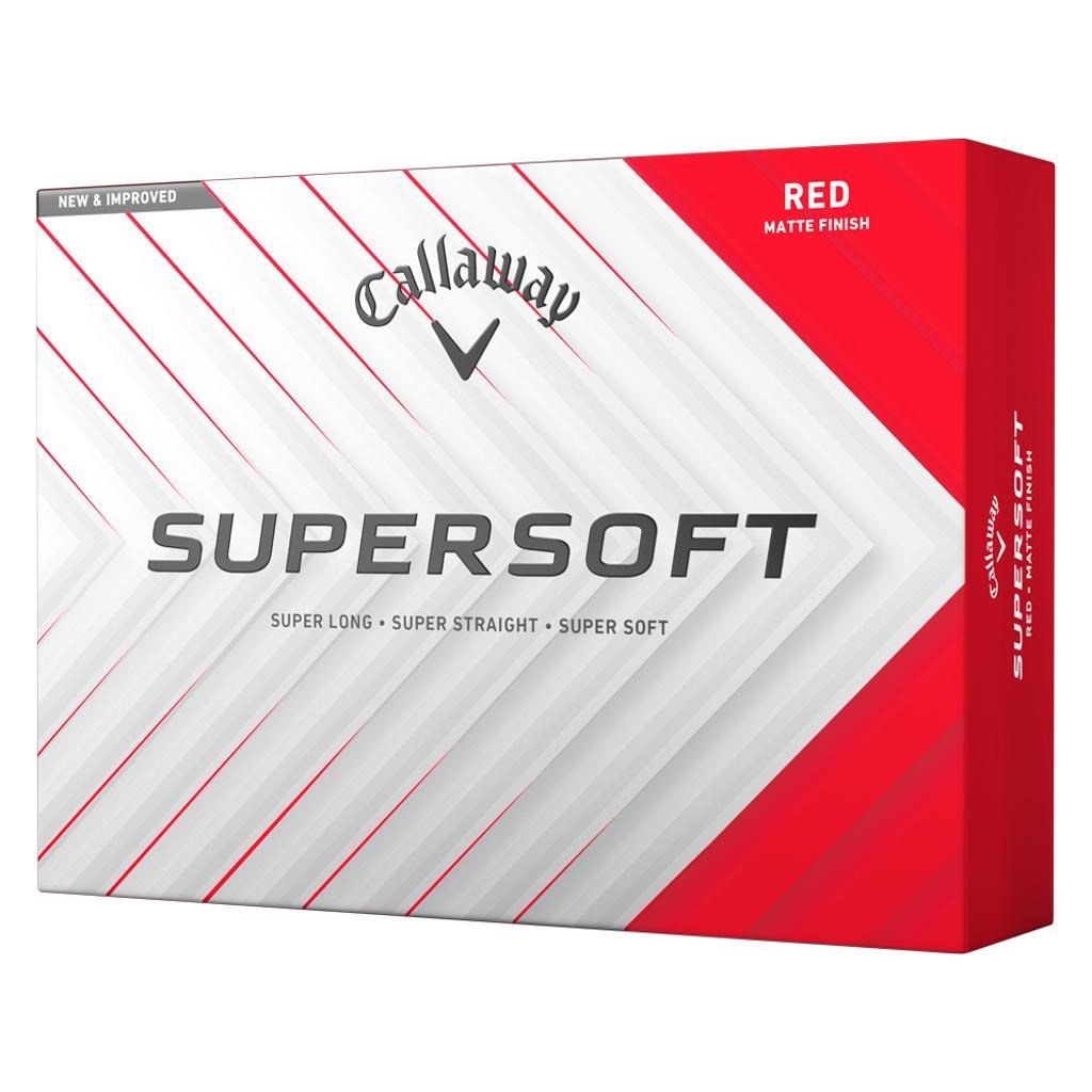 Callaway Supersoft Golfbälle, rot
