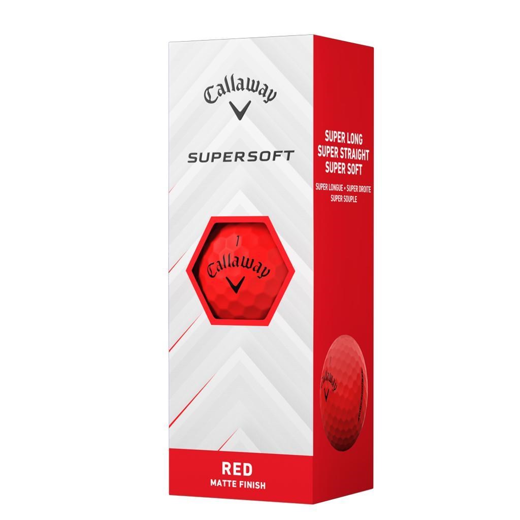 Callaway Supersoft Golfbälle, rot