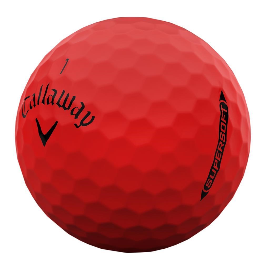 Callaway Supersoft Golfbälle, rot