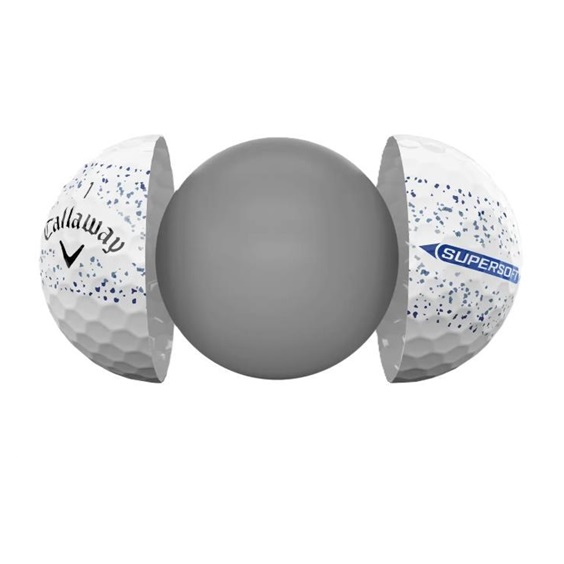 Callaway Supersoft Splatter 360 Blue Golfbälle