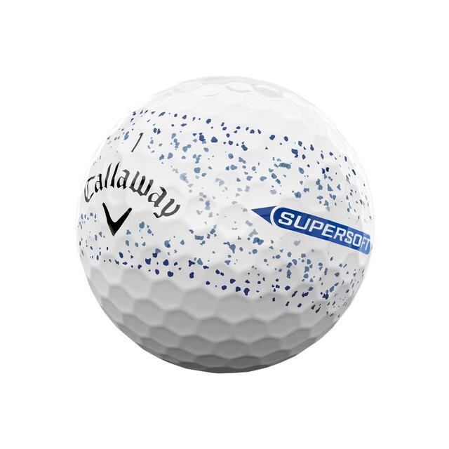 Callaway Supersoft Splatter 360 Blue Golfbälle