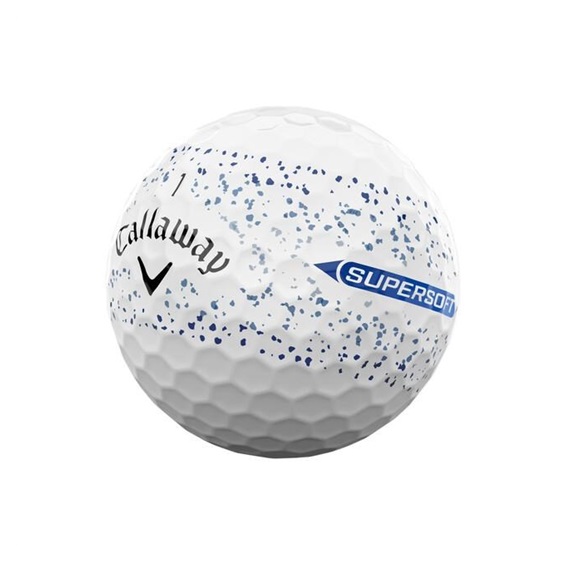 Callaway Supersoft Splatter 360 Blue Golfbälle