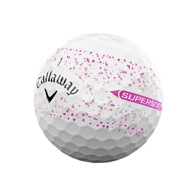 Callaway Supersoft Splatter 360 Pink Golfbälle