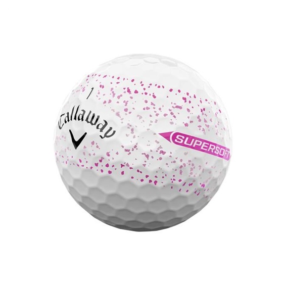 Callaway Supersoft Splatter 360 Pink Golfbälle