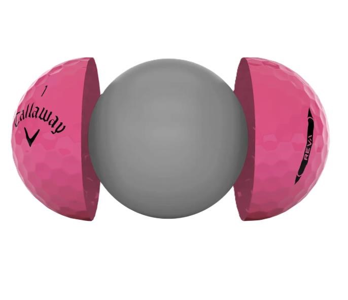 Callaway REVA Golfbälle, rosa