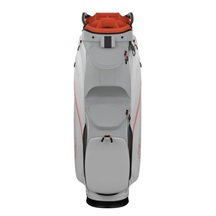 Callaway Chase 14 Cartbag, weiss/silber/orange