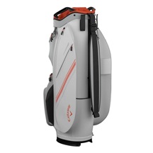 Callaway Chase 14 Cartbag, weiss/silber/orange