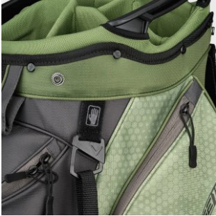 Callaway Chase 14 Cartbag, weiss/silber/orange