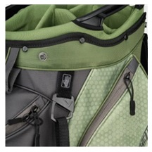Callaway Chase 14 Cartbag, weiss/silber/orange
