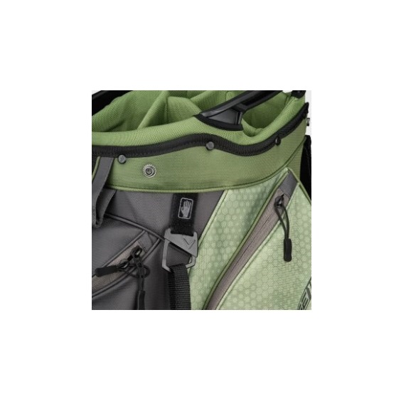 Callaway Chase 14 Cartbag, weiss/silber/orange